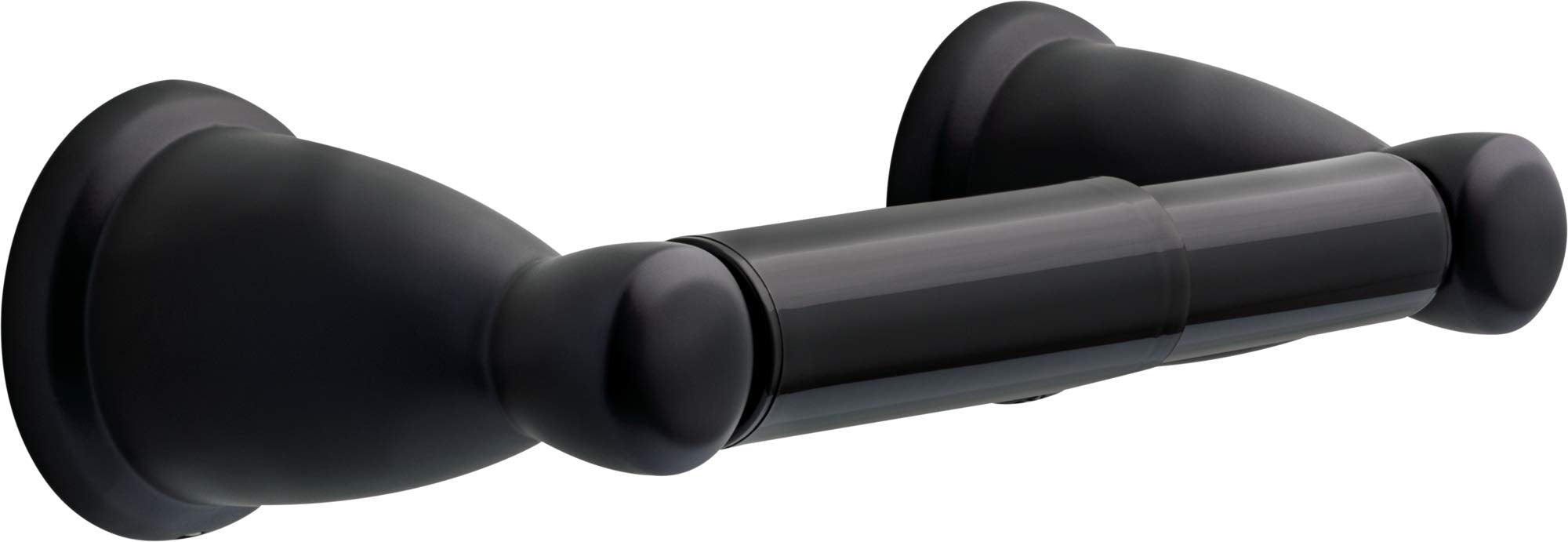Franklin Brass Kinla (5-Pack) Bathroom Set Matte Black 18'' And 24'' Towel Bar Racks,Toilet Paper Holder, Hand Towel Holder, Hoo