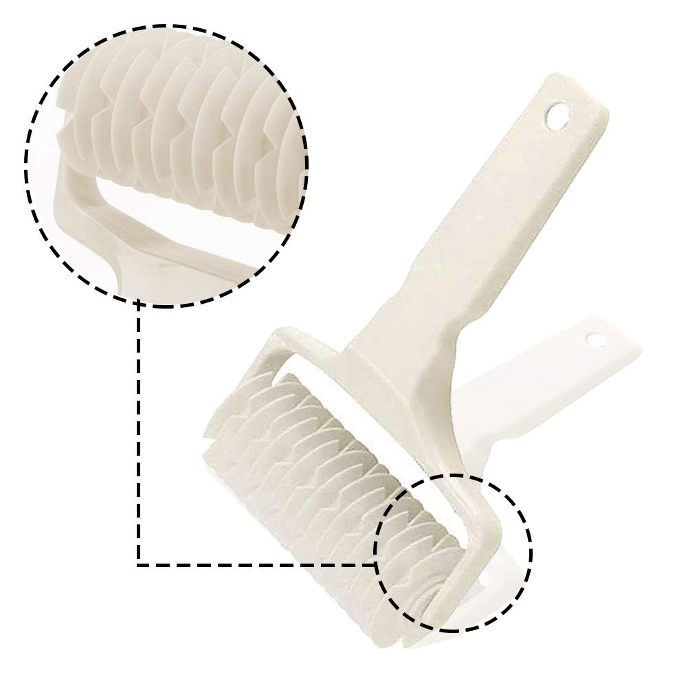 Renext Dought Cookie Pie Pizza Bread Pastry Lattice Roller Cutter Craft Diy Baking Tool
