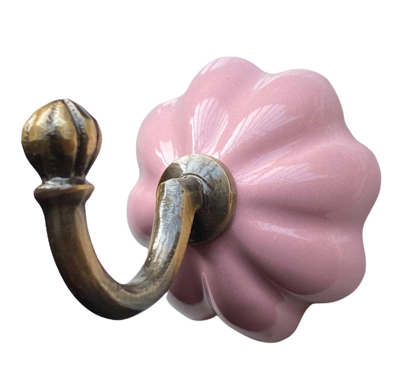 Maison Belle Ceramic Metal Wall Hook Hanging Clothes Hat Coat Robe Hangers Metal Hook Door Hook Wall Mounted Single Hook Hanger 