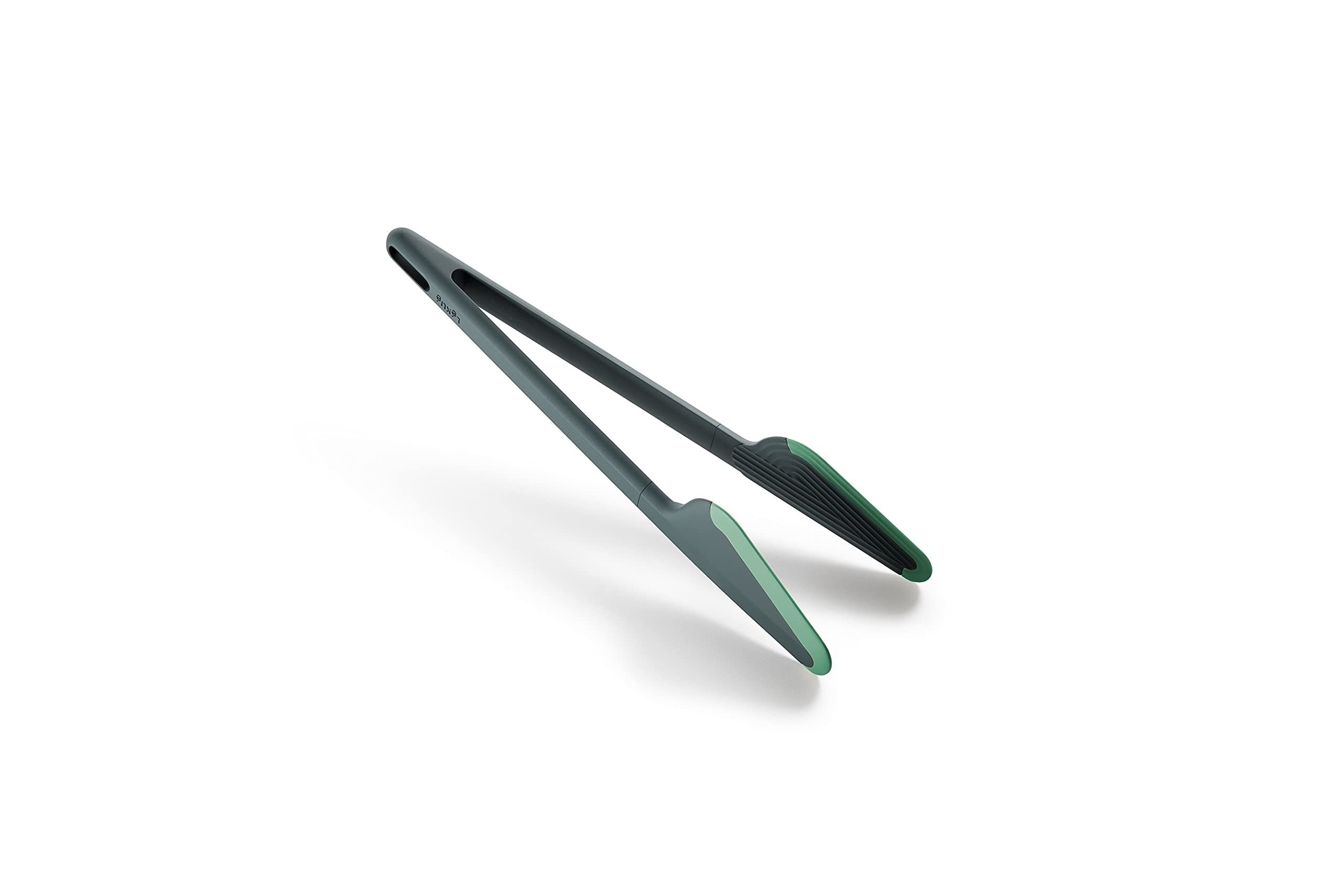 L  Ku   Grey With Green Tongs, 2.44 X 2.01 X 11.18Inch Tongs