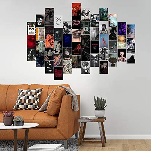CY2SIDE 50PCS Grunge Aesthetic Picture  50 Set 4x6 inch  Collage Print Kit  Cool Room Decor for Girl  Wall Art Prints for Room  Dorm Photo Display  VSCO Posters for Bedroom