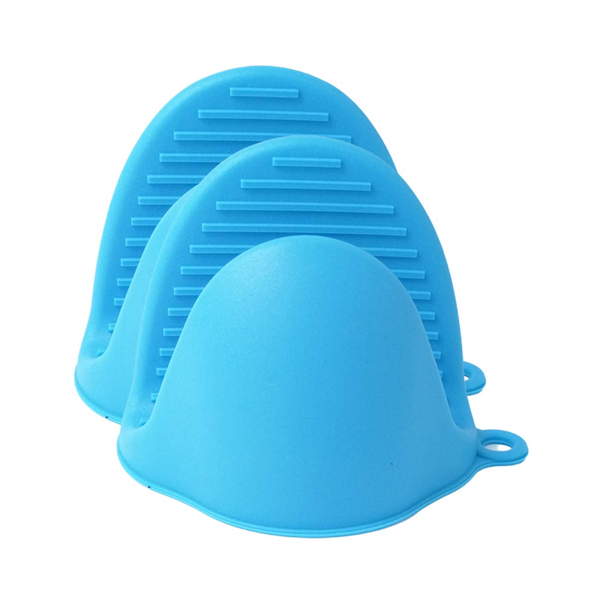 Imike Silicone Mini Oven Mitts,Cooking Mitts Pinch Grips Pot Holder Baking Oven Microwave Hand Clips,3-Pair