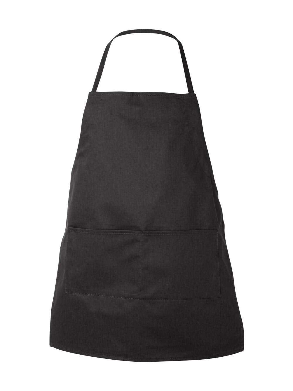 Liberty Bags Two-Pocket Butcher Apron - Black  One Size