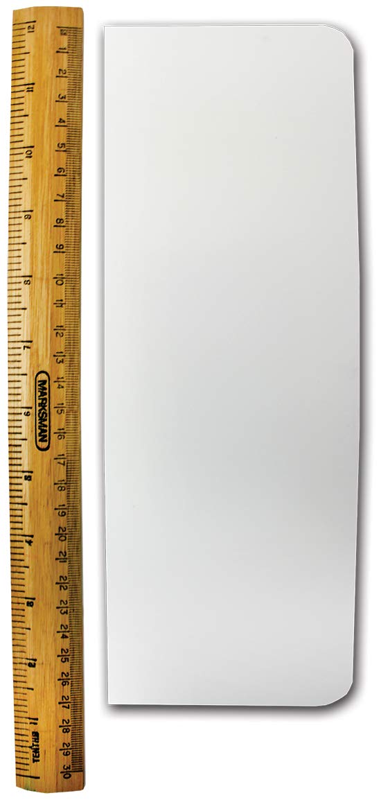 Pme Tall Cake Plain Edge Plastic Side Scraper 10 X 9.3 Inces, White, Standard
