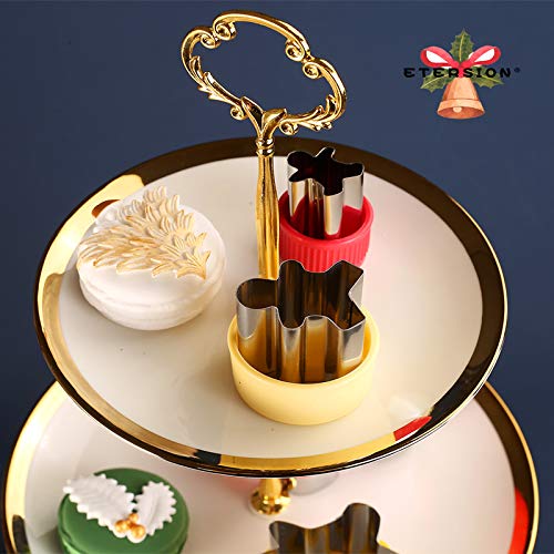 Etersion Gingerbread Cookie Cutters 5 Pieces 5 Sizes 1'' To 4.9'' Gingerbread Man Cookie Cutter
