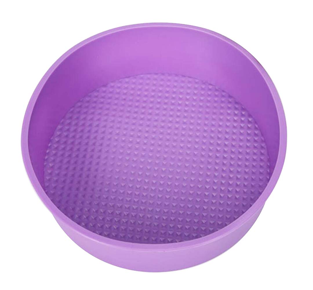 Baking Silicone 10-Inch Round Cake Pan Baking Mold, Bpa Free, Non-Stick European-Grade Silicone, 2.16-Inches Deep