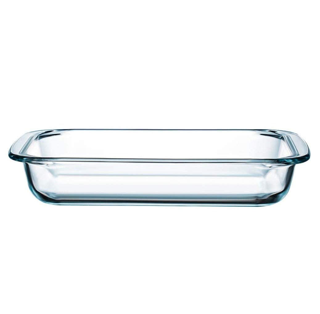 2 Qt Glass Baking Dish For Oven Glass Pan For Cooking Glass Casserole Dish Rectangular Baking Pan Glass Bakeware, 1 Piece (2 Qua