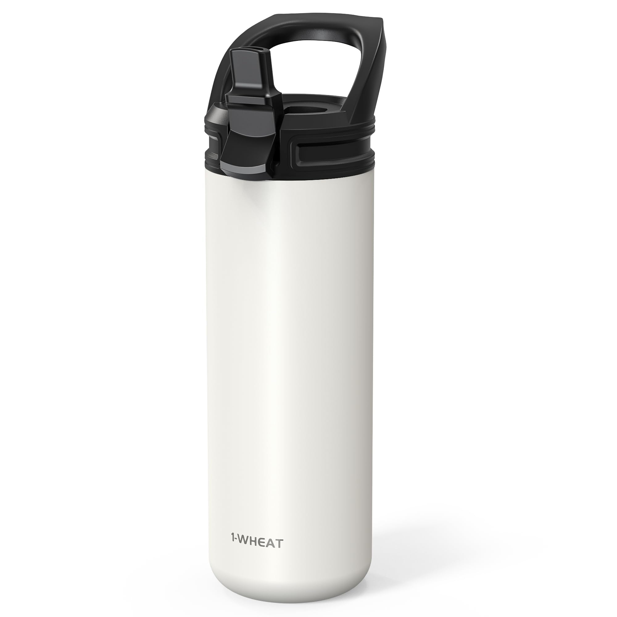 1WHEAT 14oz Fast Chill Cup Thermos Bottle, Chills RoomTemperature Drinks to 32F in 10 Minutes, Stays Below 41F for 6 Hours, No