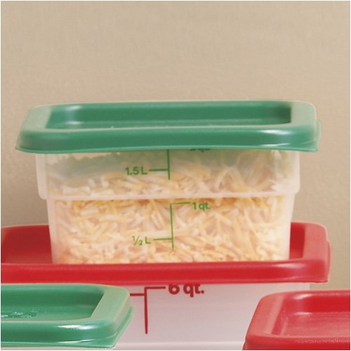 Cambro 2Qt Square Container Set Of 3 With Lids