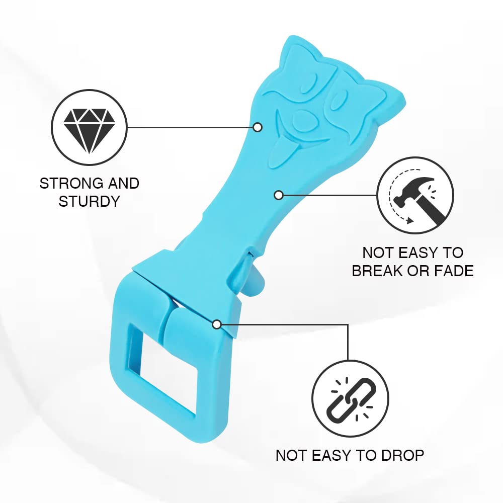 Unbuckle Release Assistant Tool, Easy Way To Unbuckle, Perfect For School Drop-Offs And Travel To Release Buckle (Blue-Redesigne