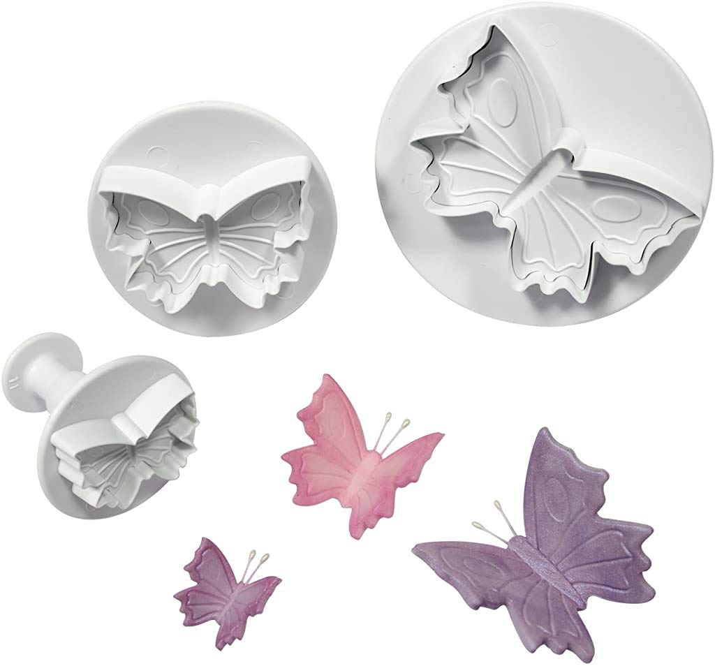 Pme Plunger Cutters, Butterfly, 3-Pack, Set Of 3
