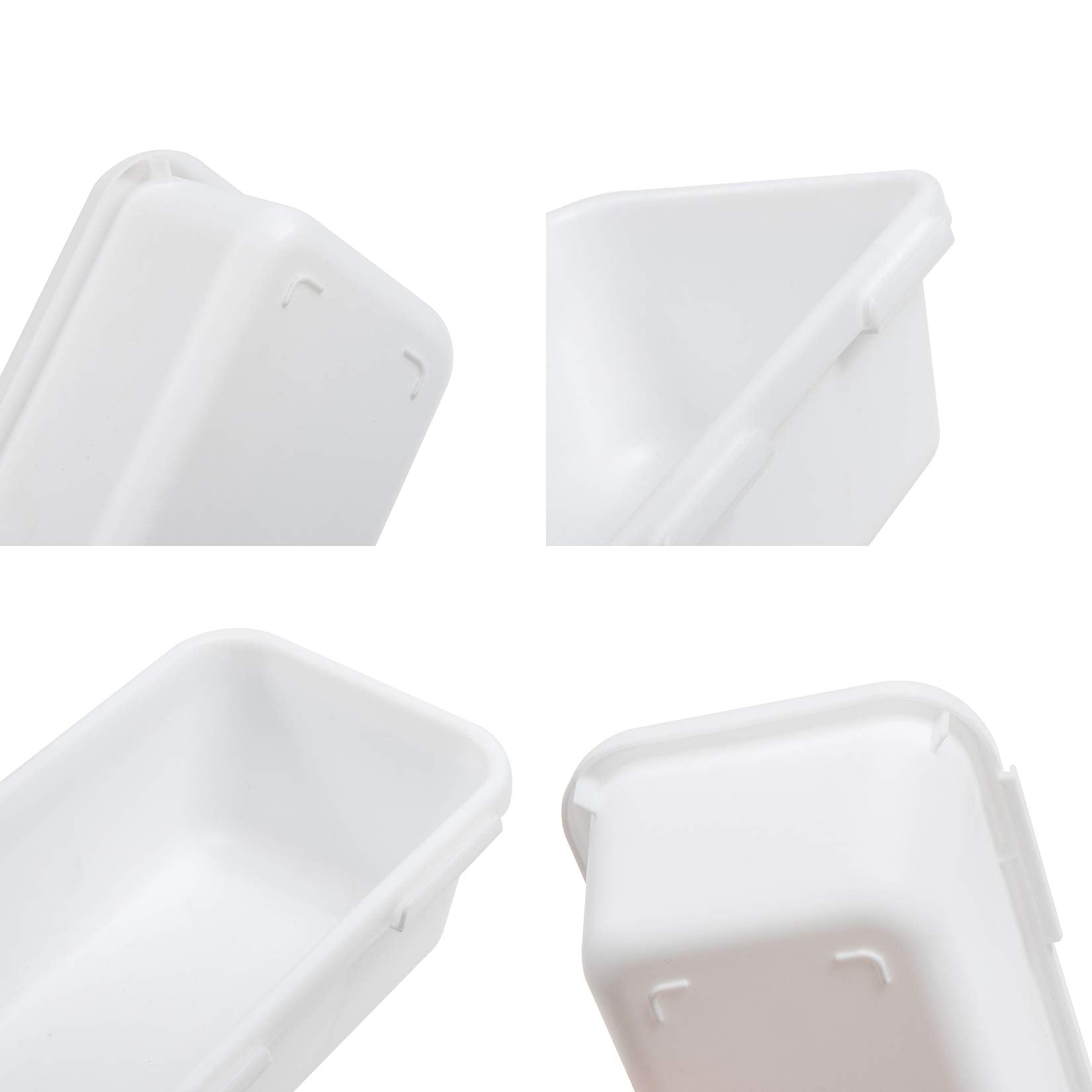 Backerysupply Interlocking Desk Drawer Organizer Separators For Kitchen, Bathroom, Makeup, Office (Set Of 10)