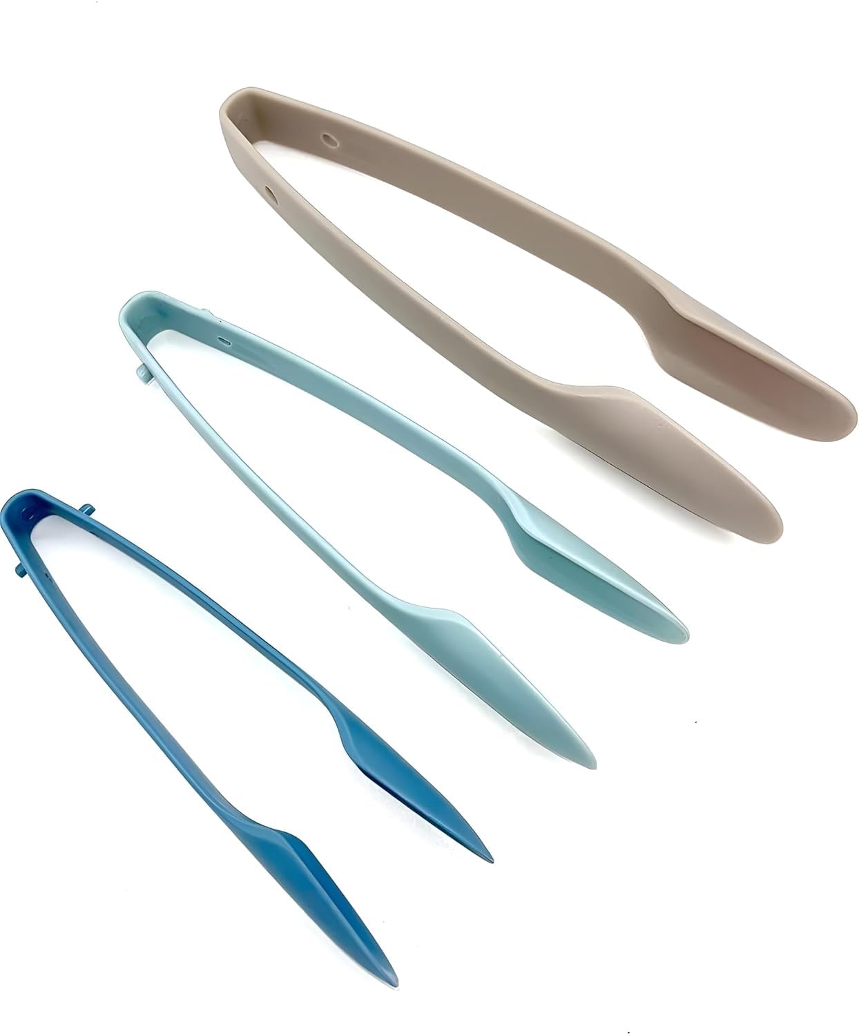 Vroxy Multipurpose Kitchen Tongs For Clip NonStick Food Tongs Catering And Everyday Use NonSlip Bread Clip Clamp Soft Touch Pl