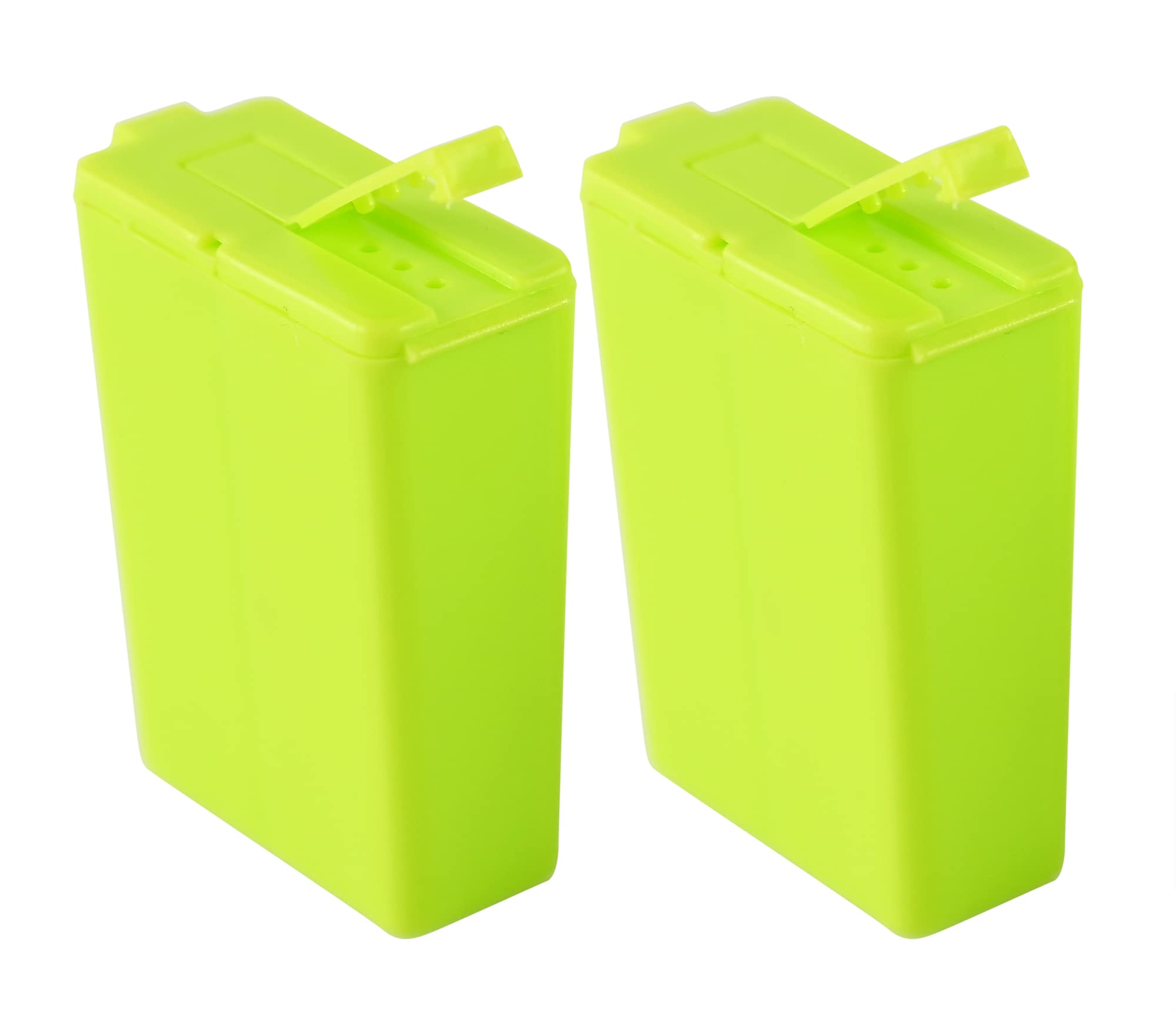 Home-X Mini Salt and Pepper Shakers - Dishwasher Safe, Plastic Salt and Pepper Shakers with Lids - Small Salt and Pepper Shakers