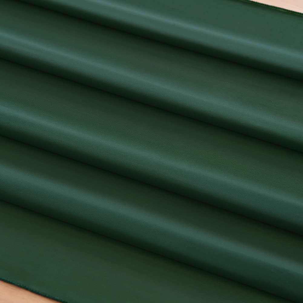 Socomi 10Ft Emerald Green Chiffon Table Runner 29X120 Inches Wedding Runner Sheer Thanksgiving Christmas Bridal Shower Decoratio