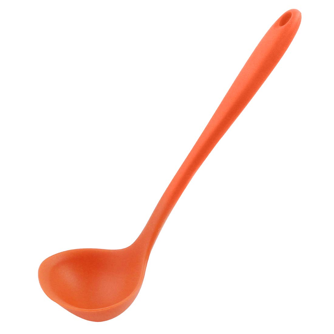 uxcell Silicone Soup Ladle Spoon 11.6 Inch Length Heat Resistant to 450F