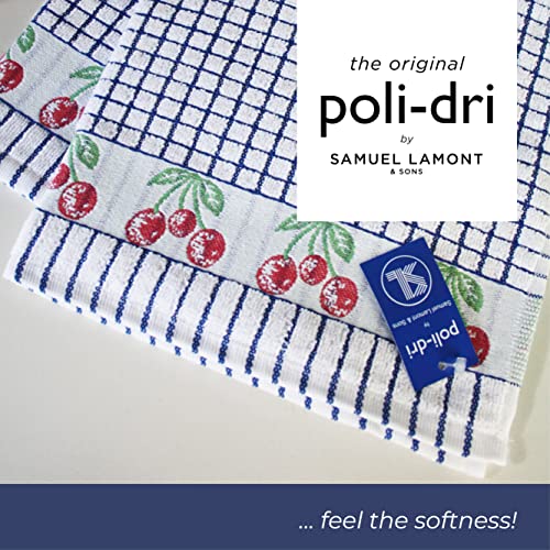 Samuel Lamont & Sons 706Cr Poli Dri Tea Towel, Cherries