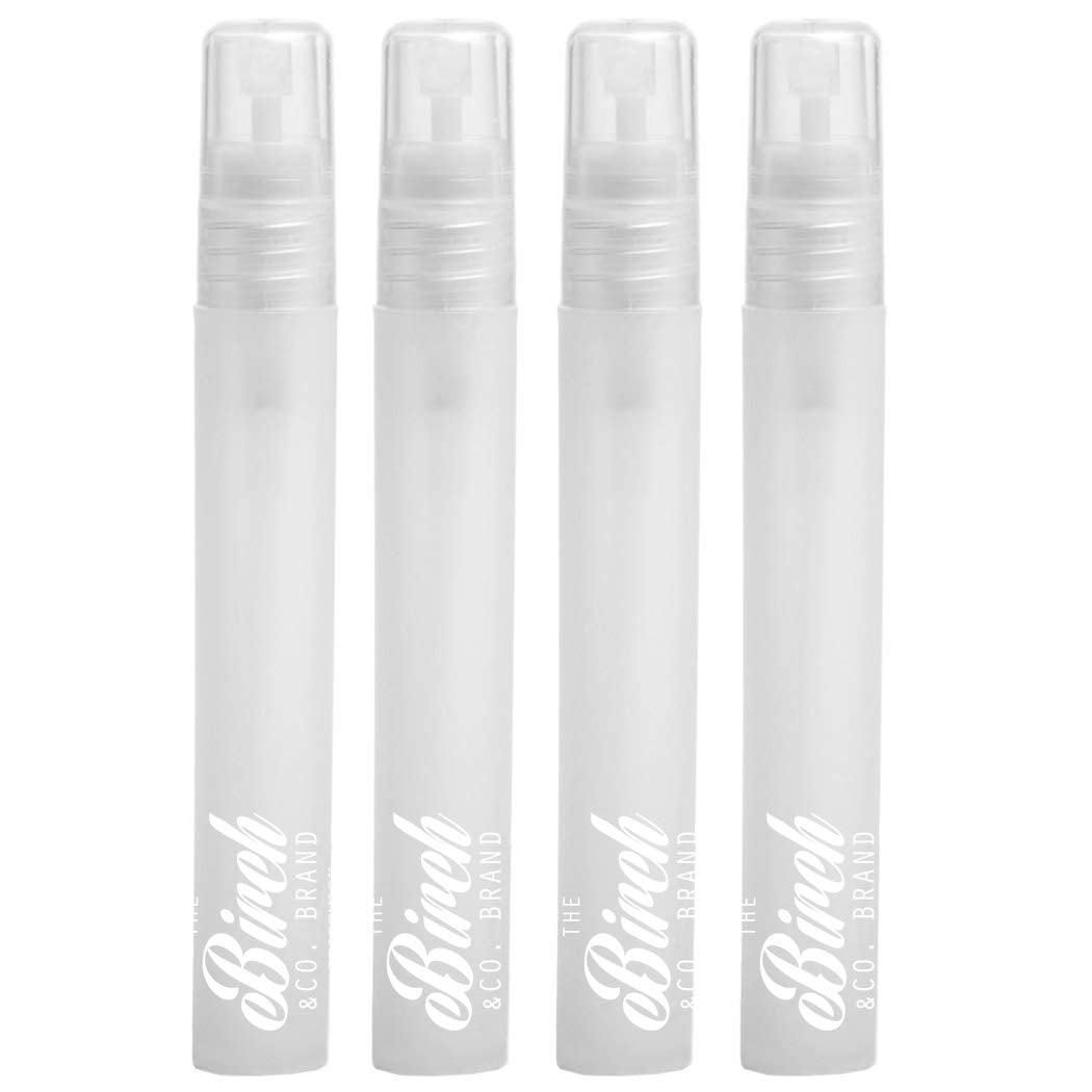 Birch Mini Portable Mist Empty Spray Mister For Craft 10Ml (White 4 Pk),4 Count (Pack Of 1)