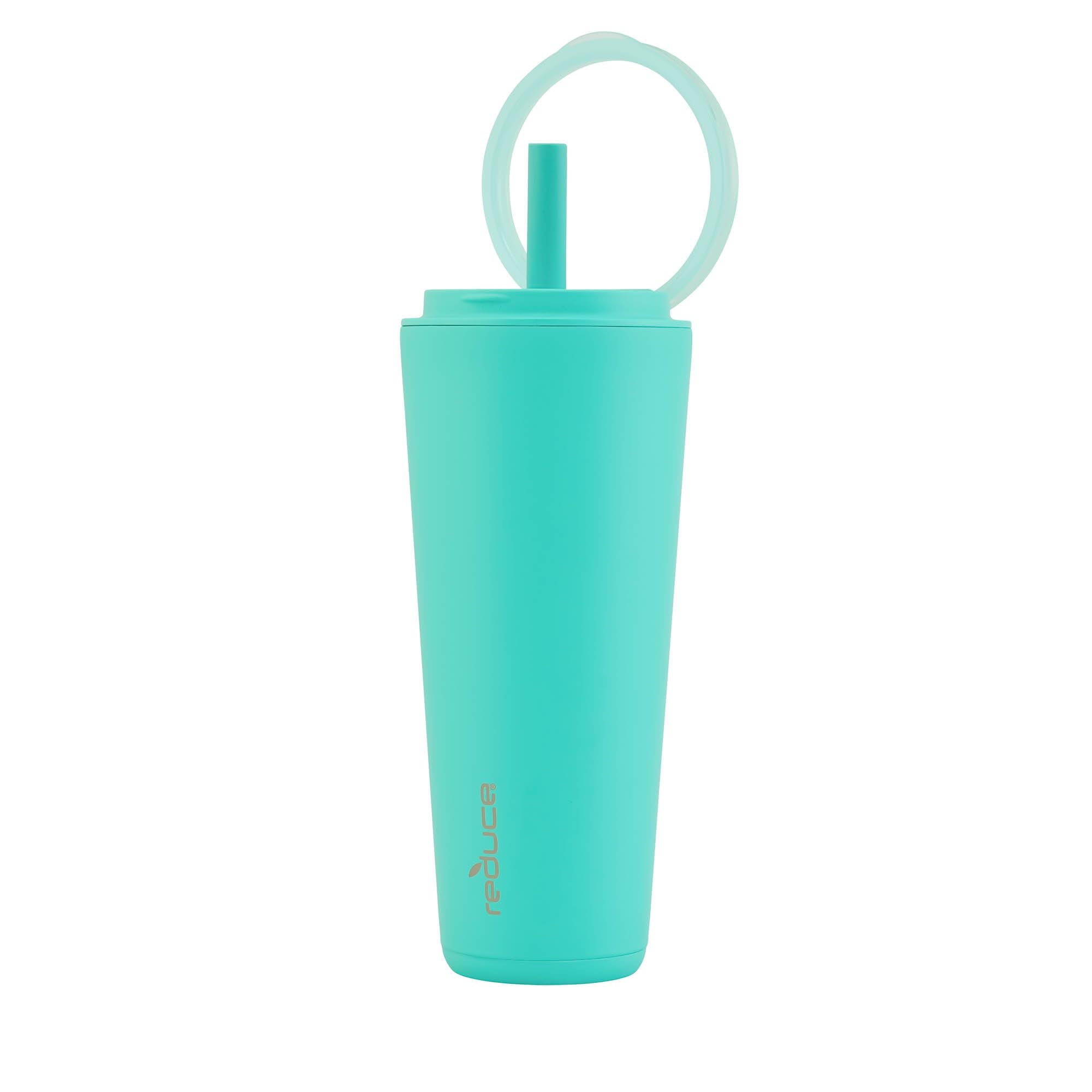 Reduce Halo 32 Oz Stainless Steel Vacuum Insulated Tumbler - Spill Proof Travel Mug With Flip Handle Lid - Keeps Drinks Cold For