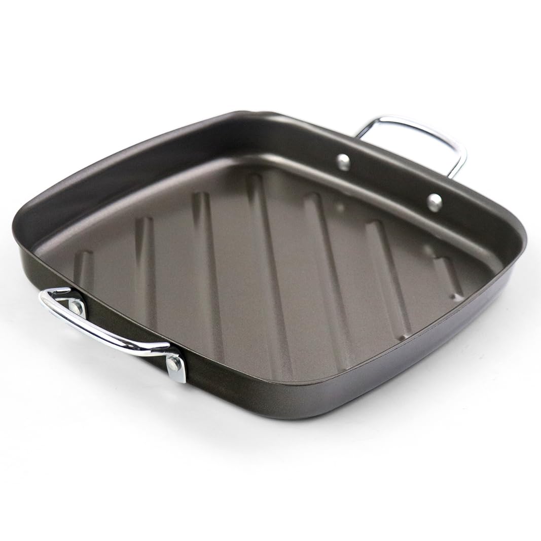 Grill Pan For Outdoor Grill - 11    Grill Pan Bbq Grill Topper With Handles Grill Trays For Grilling Barbecue Tray