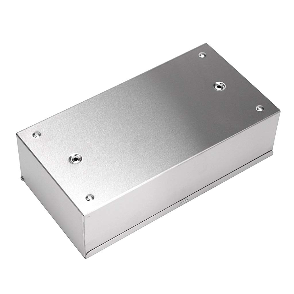 Sumnacon Rectangular Tissue Box Cover - Stylish Stainless Steel Paper Facial Cover, Modern Metal Tissue Box Holder For Bedroom/B
