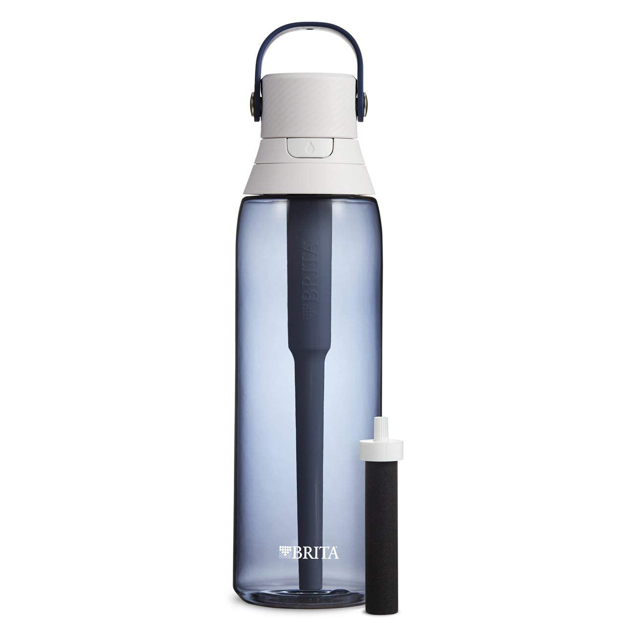 Brita 26 Ounce Premium Filtering Water Bottle With Filter - Bpa Free - Night Sky