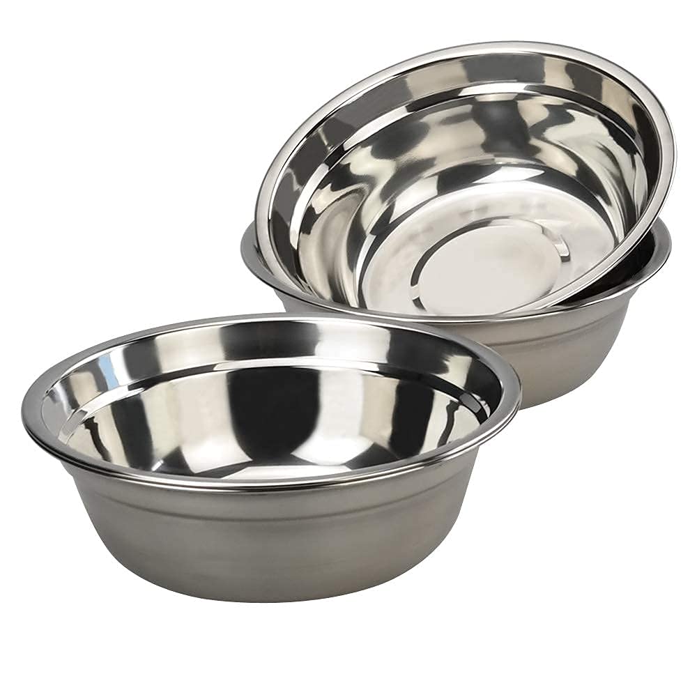 Begale 4-Pack Stainless Steel Mixing Bowls, Metal Prep Bowls