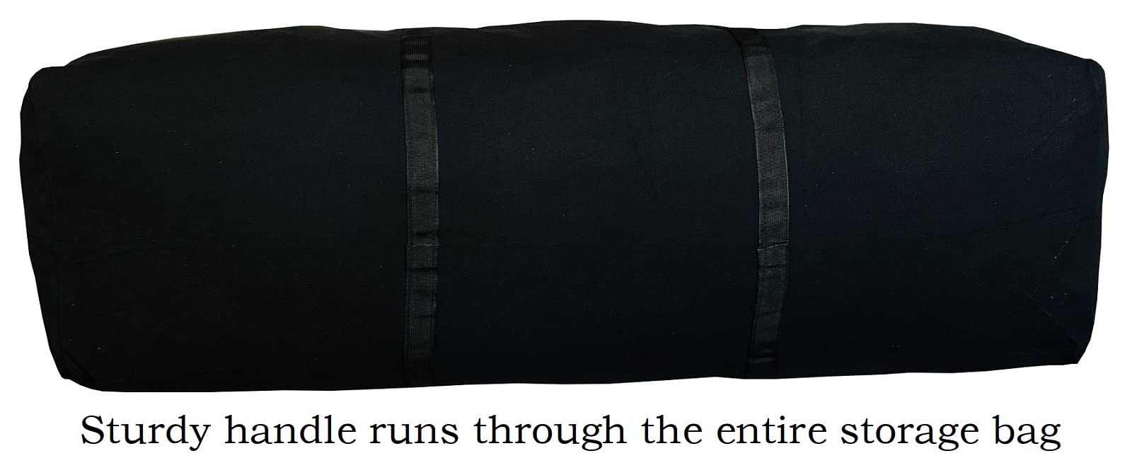 Yikithom Extra Large Storage Canvas Duffle Bag For Travel, Black Oversized Giant Big Traveling Duffle Bag