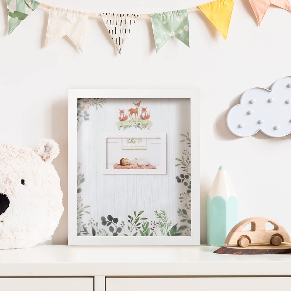 Kate Aspen Woodland, One Size, Baby Shower Guest Book Alternative With Wooden Teddy Bear Inserts