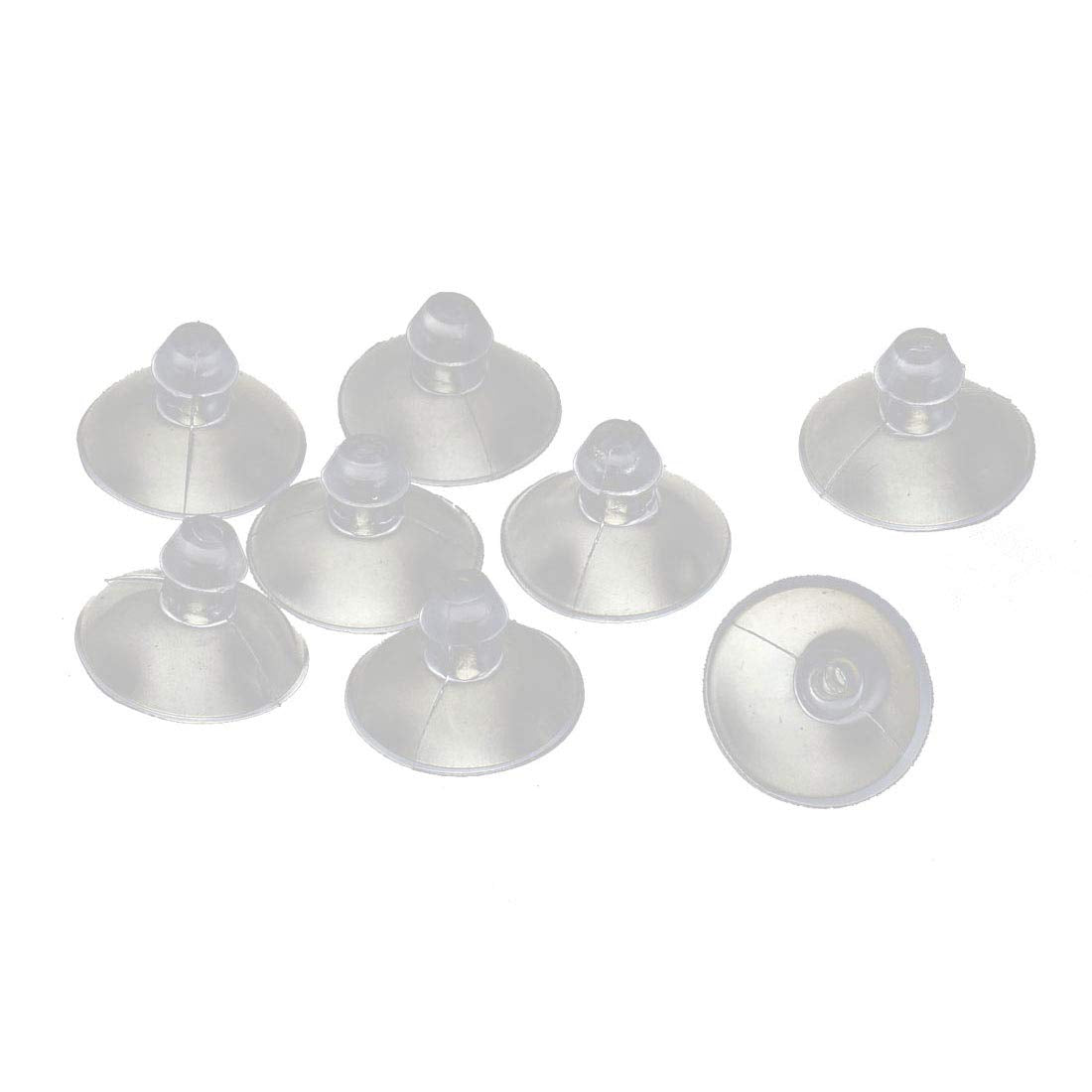 Uxcell Rubber Home Desk Glass Transparent Anti-Collision Suction Cups Sucker Hanger Pads (Pack Of 8)