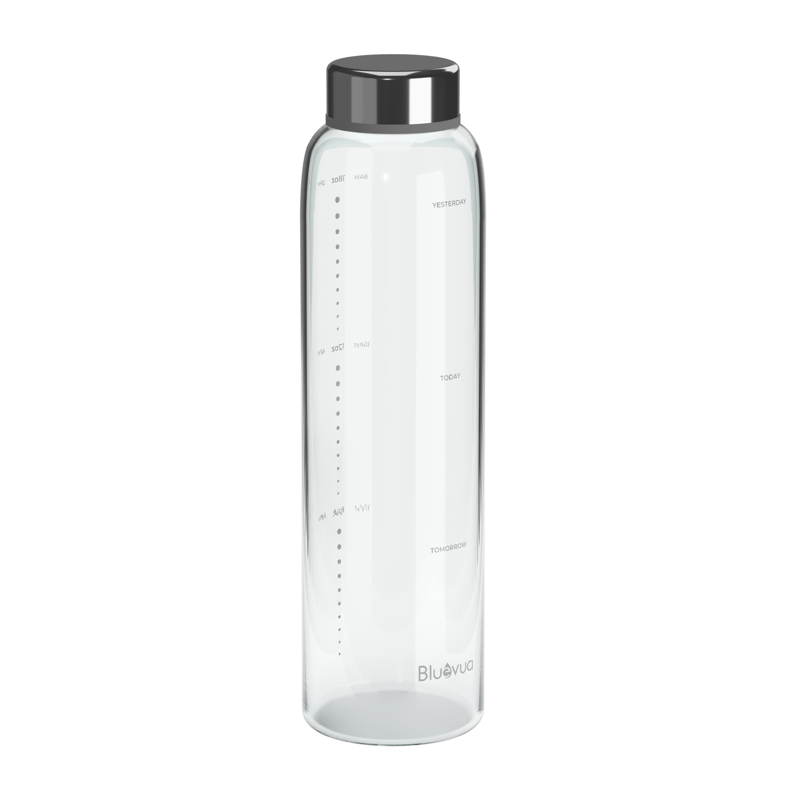 Bluevua 18 Oz High Borosilicate Glass Water Bottle
