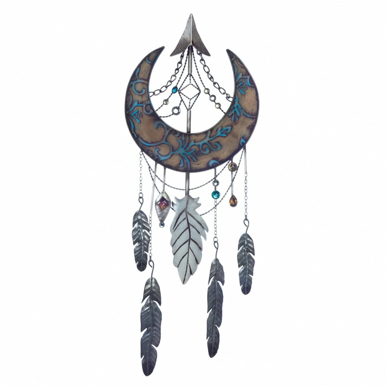 Crescent Moon Dreamcatcher Wall D  cor 10.5x0x28.5