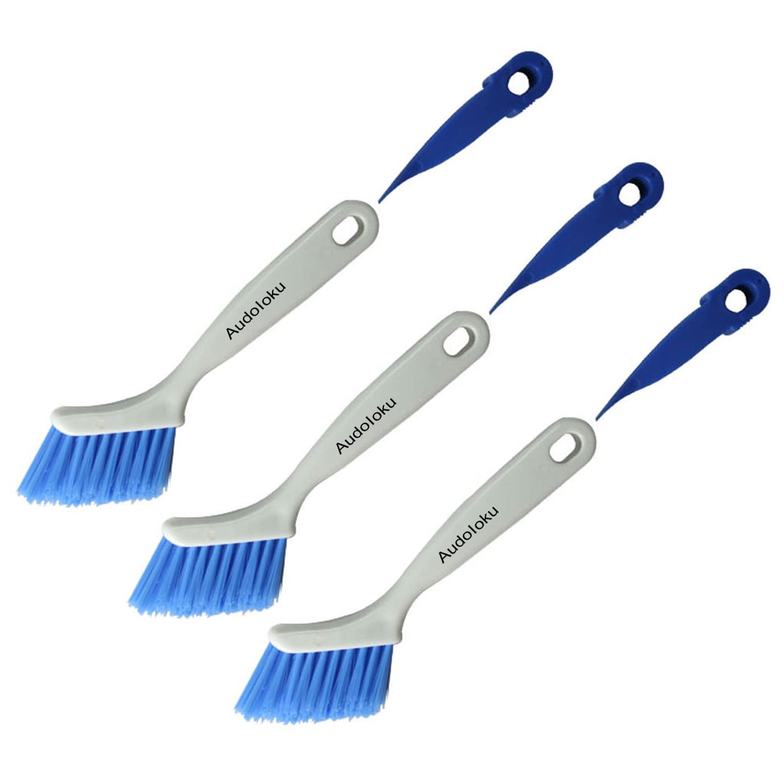 Audoloku 3Pcs Crevice Brush Gap Deep Cleaning Brush Small Detail Kitchen Scrub Brush Window Groove Sliding Door Track Home Clean