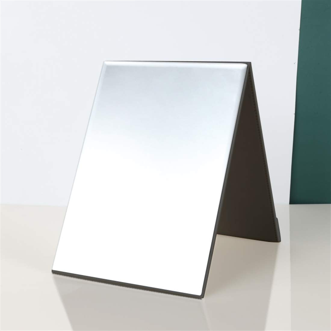 Zcooooool Mirror Large Portable Super HD Mirror Makeup Mirror Multi Stand Angle Hand Free/ Handheld / Tabletop Foldable Mirror 10X7 Inch