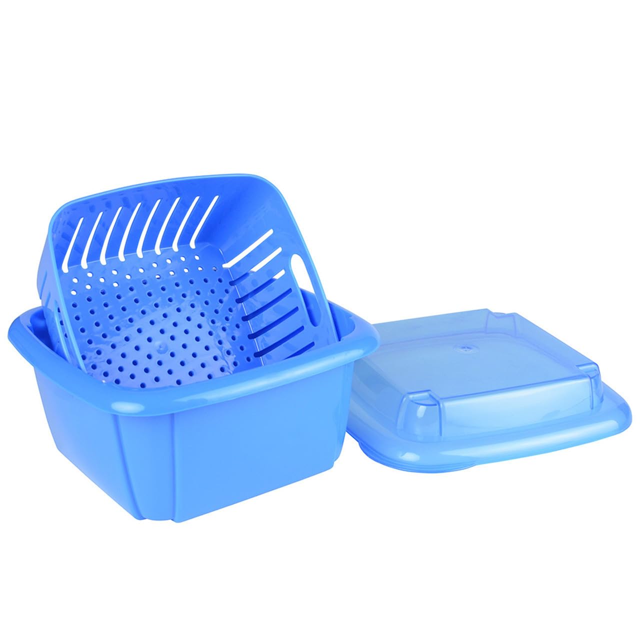 Hutzler Box Berry Keeper, 2-Pint, Blue