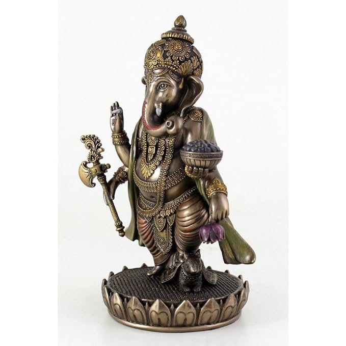 Shri Balaji Craft Ganesh Statue For Home Decor Ganesha Idol For Gift Pooja Standing God Big Murti Sculpture (7X 4)