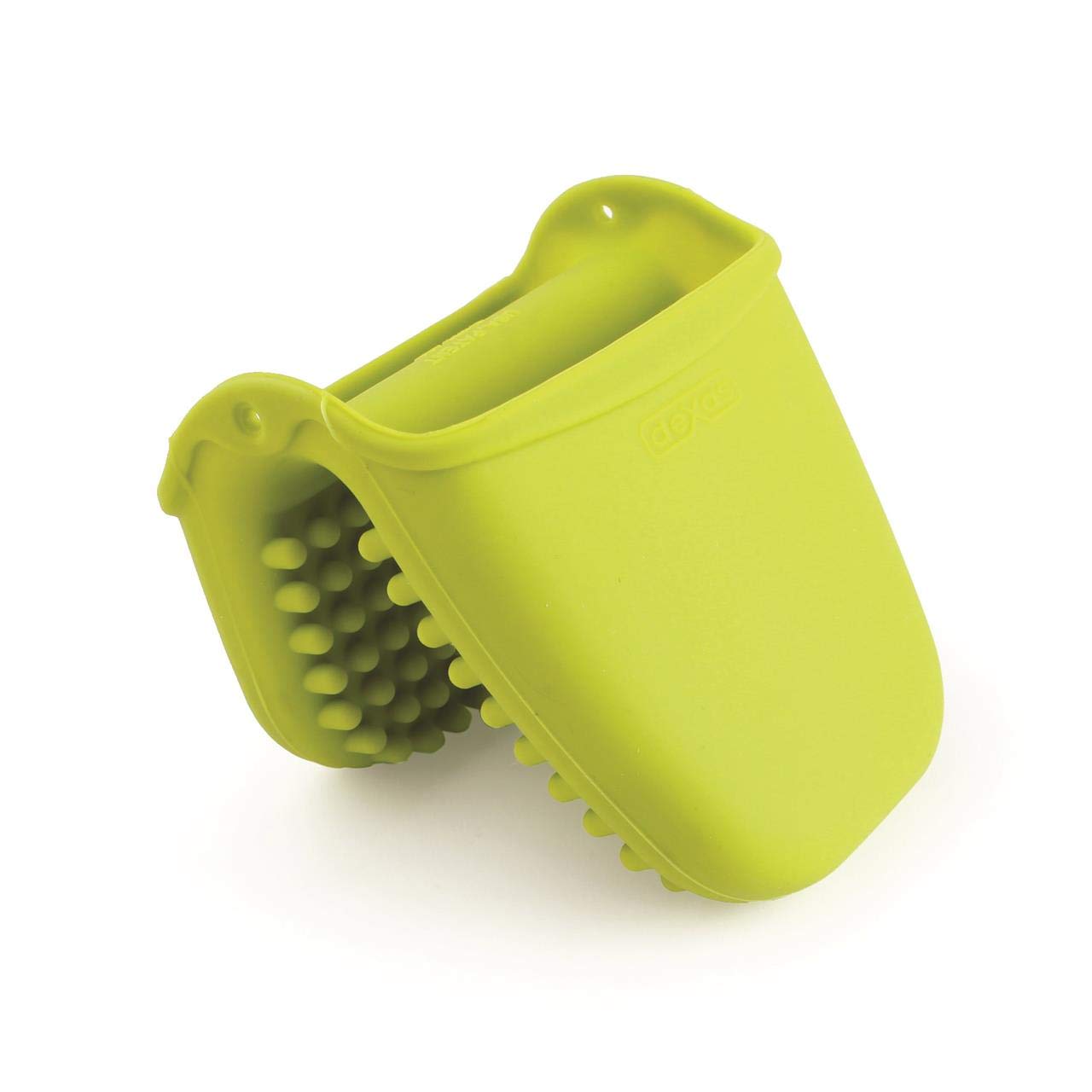 Dexas Mini Silicone Oven Mitt With Raised Nibs, Green