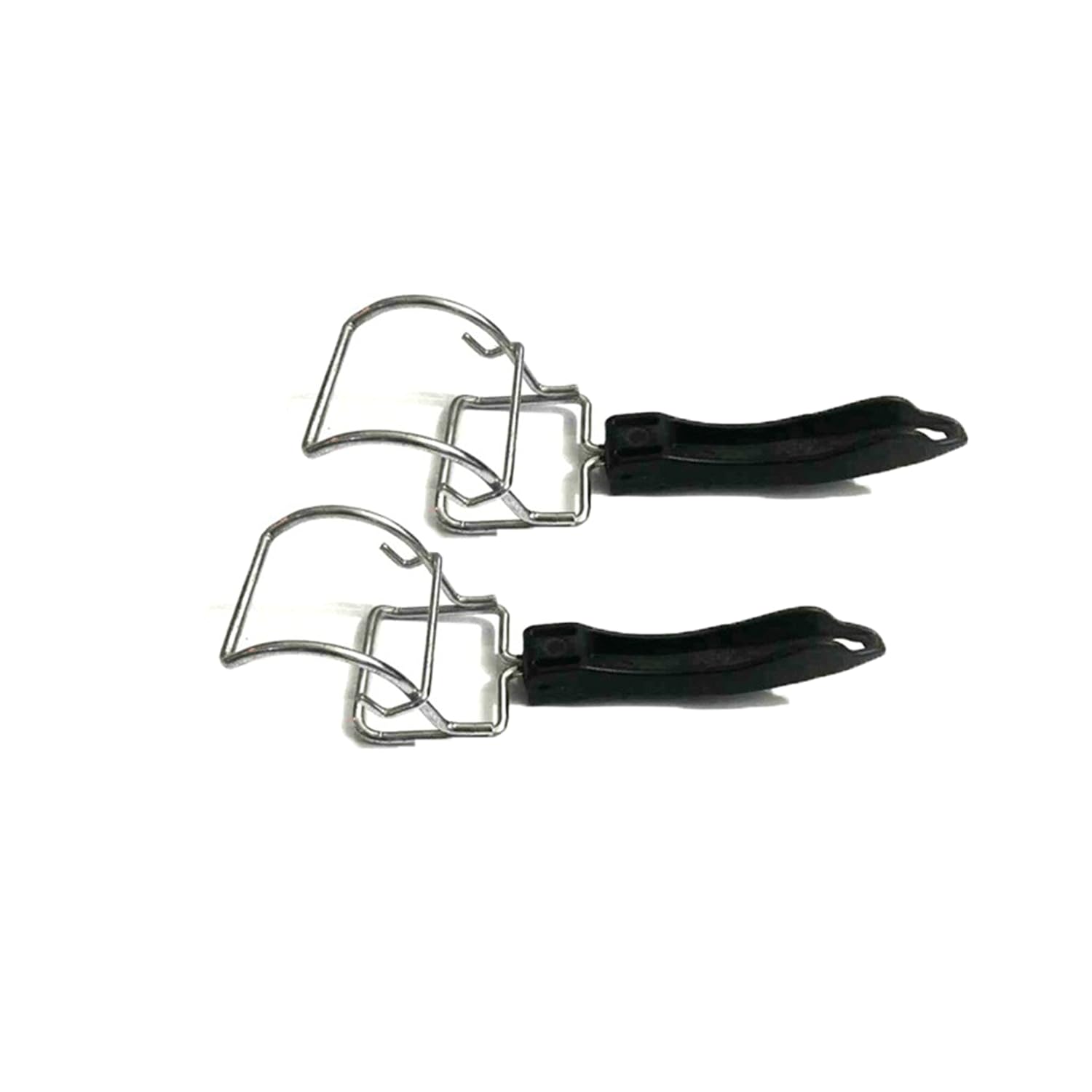 2 Pcs Air Fryer Convection Toaster Oven Tray Extractor, Oven Rack Pull Tool, Grills Extractor Clip with Ergonomic Handle, Heat R