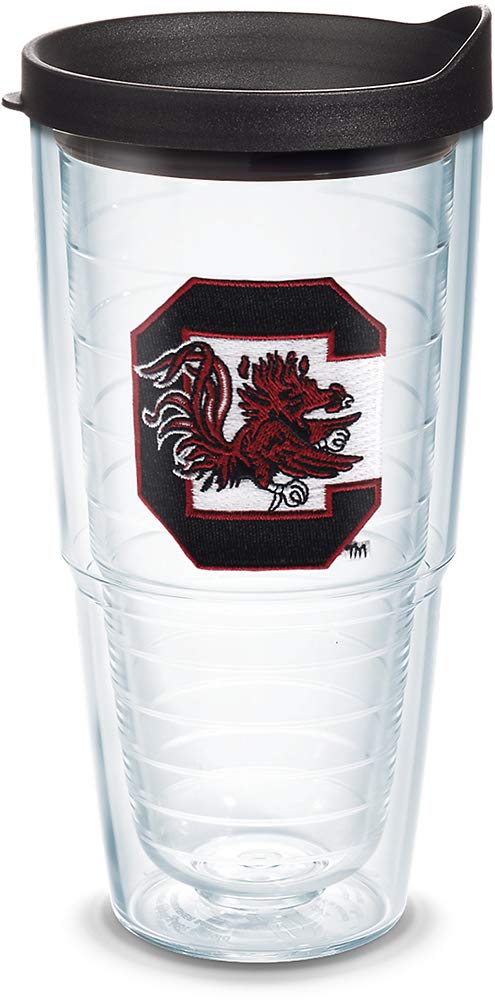 Tervis Made In Usa Double Walled University Of South Carolina Gamecocks Insulated Tumbler Cup Keeps Drinks Cold & Hot, 24Oz, Gam