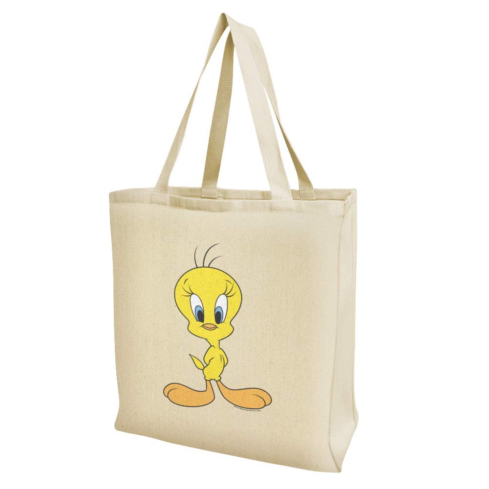 Graphics & More Looney Tunes Tweety Bird Grocery Travel Reusable Tote Bag