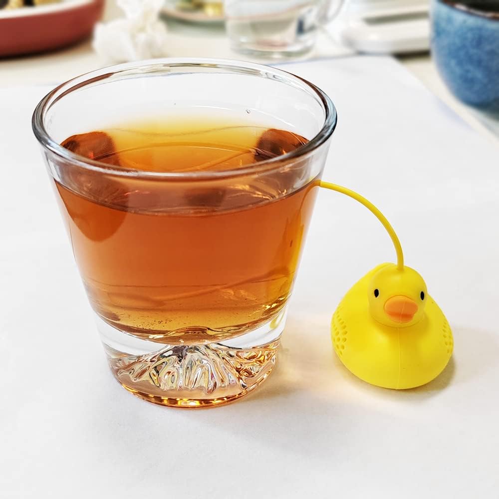 Tea Infusers For Loose Tea Cute Silicone Duckling Tea Infuser, Reusable Tea Infuser Is A Cute Companion For Your Afternoon Tea T