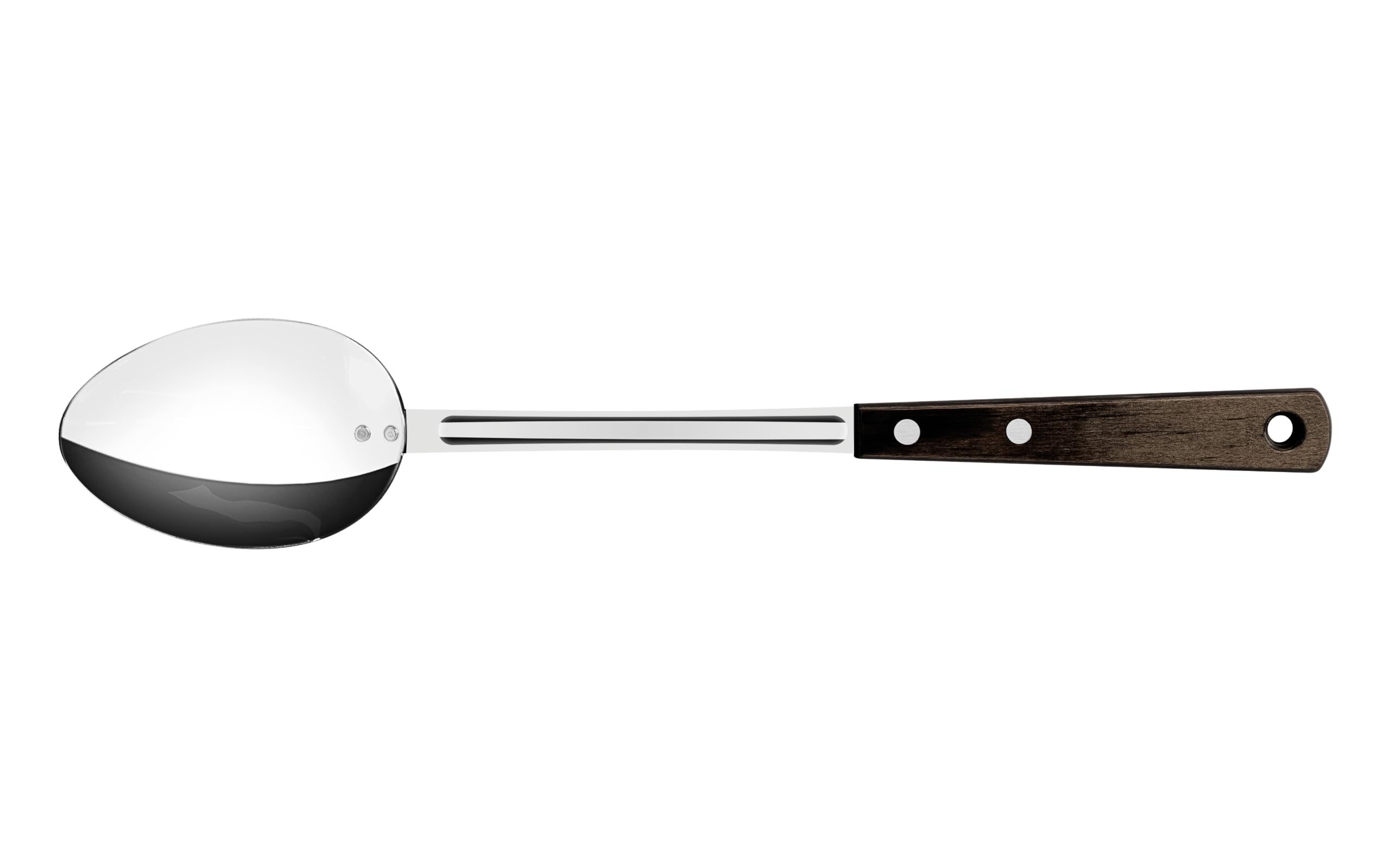 Tramontina 21158/190 Wooden Ladle, Polywood, 13.4 inches (34 cm), Vertical, Dark, Dishwasher Safe, Lightweight, Durable, Natural