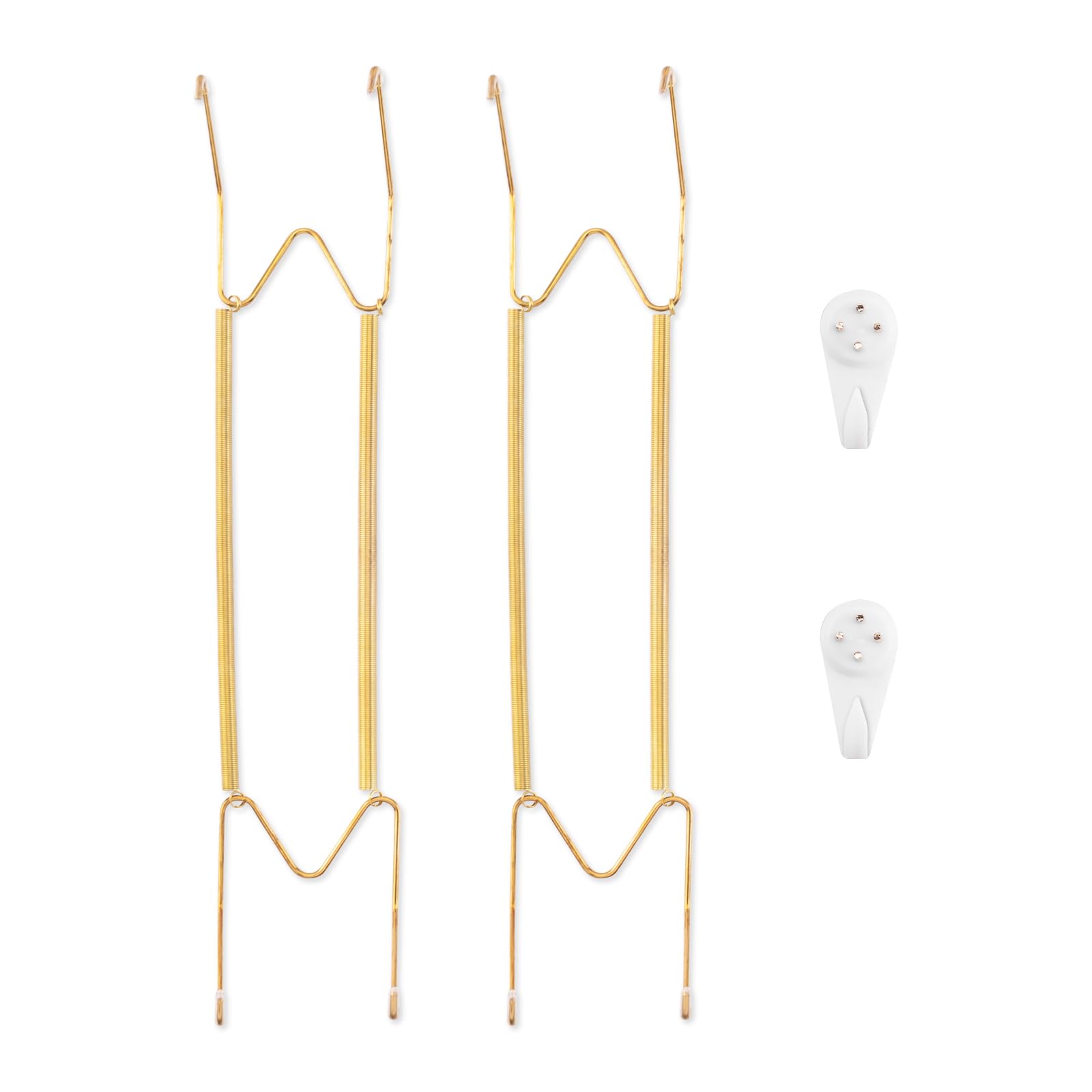 Bilillo 2 Pack Plate Hangers for The Wall, Suitable for 16-20 inch Decorative Plate, Stainless Steel Invisible Heavy Duty Wire P