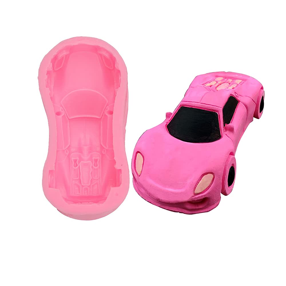 Cestony 3D Racing Car Shaped Silicone Molds For Diy Cake Fondant Biscuit Cookies Soap Sugar Pudding Chocolate Hard Candies Desse