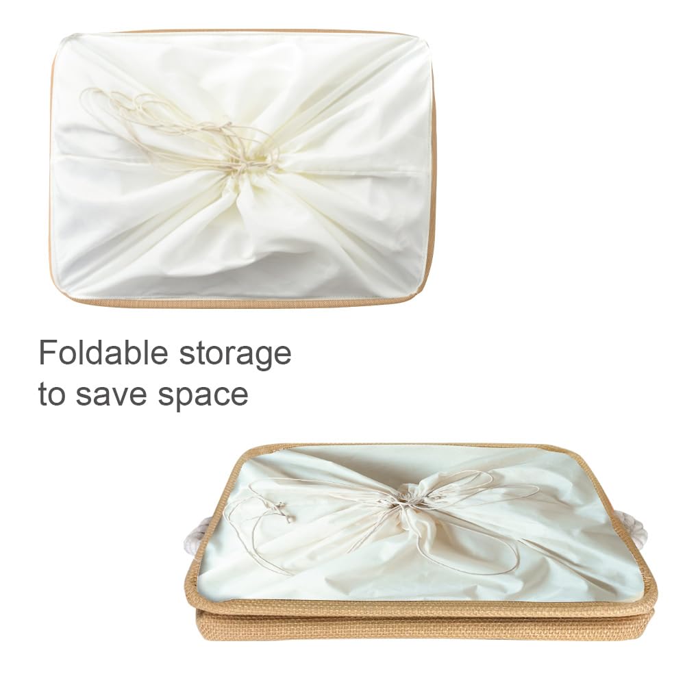 Thewarmhome Storage Bin For Shevles - Extra Jumbo 3Pack 20.5L  15.7W  13.8H Inch Organization And Storage Basket For Organizing,