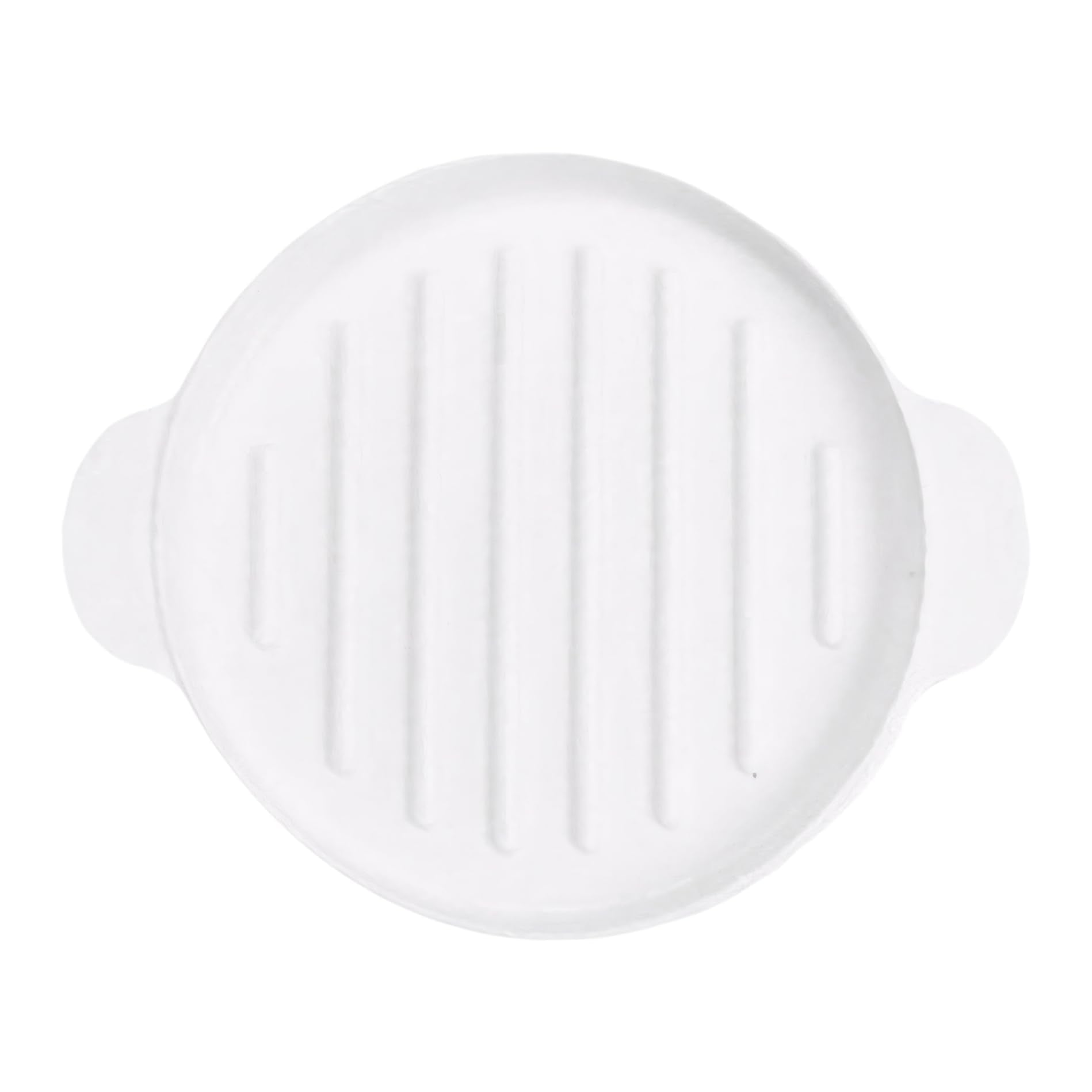 KDAMGOQE Microwave Bacon Tray Microwave Bacon Cooker 9.5x7.8in Round Microwave Bacon Tray Silicone Bacon Pan for Oven with Dual 