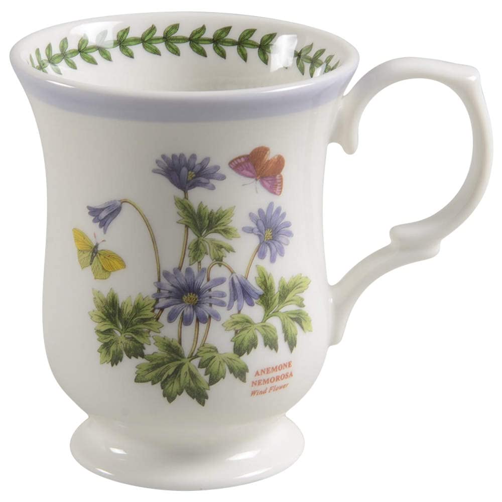 Portmeirion Botanic Garden Terrace Lilac Border Wind Flower Mug Porcelain Fine China