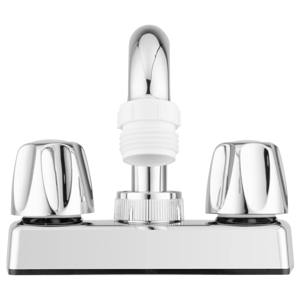 Pacific Bay - Lynden Utility Laundry Sink Faucet With Swivel Stainless Steel Spout - Optional Threaded Spout Garden Hose Adapter