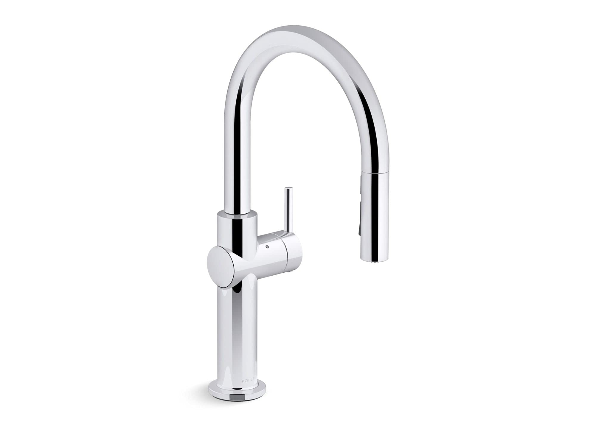 Kohler 22974-Cp Crue Touchless Kitchen Faucet With Pull Down Sprayer, Pull Down Kitchen Sink Faucet With Touchless Activation, K