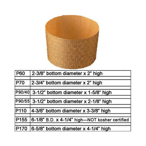 Novacart Panettone Mold - P110, 100 Pieces